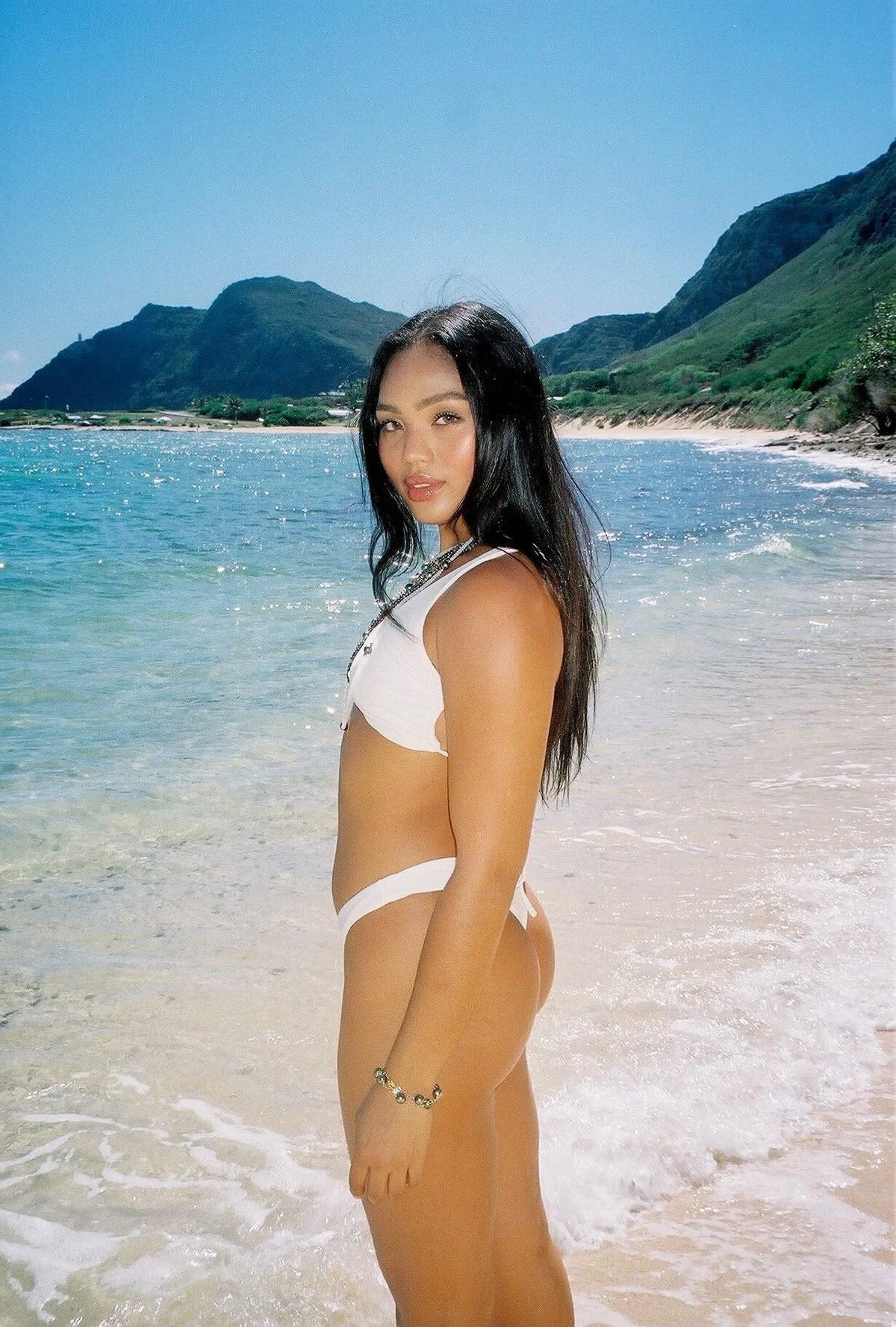 Kendra Scrunch Bottom in Vanilla